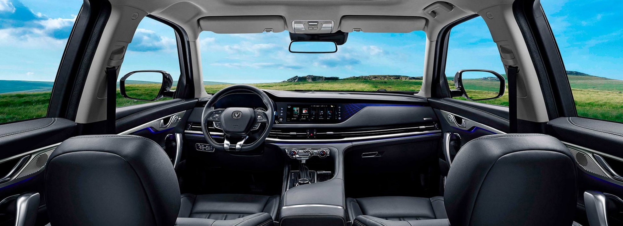 Changan cs95 интерьер