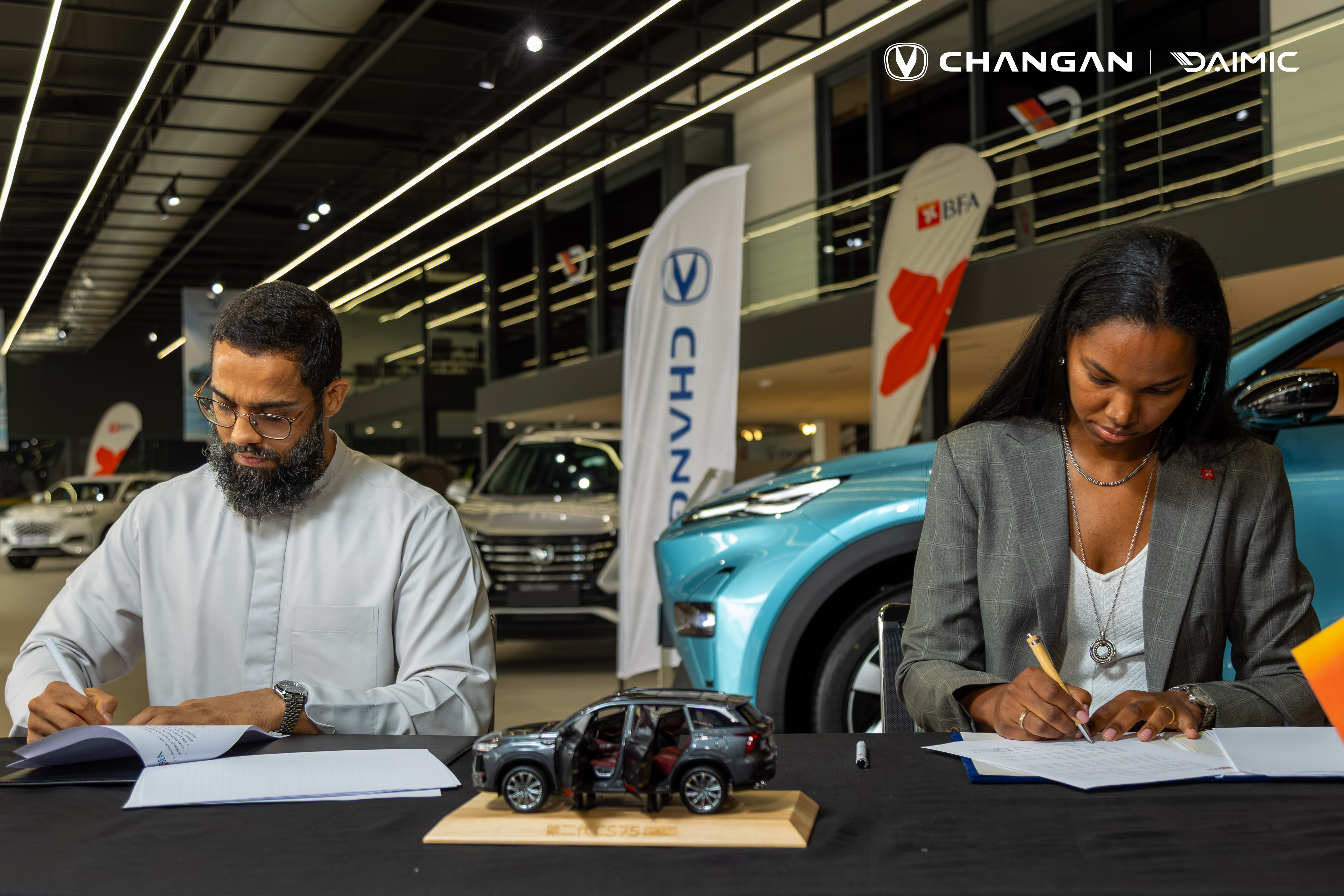 Daimic Motors e BFA assinam protocolo para financiamento exclusivo de viaturas